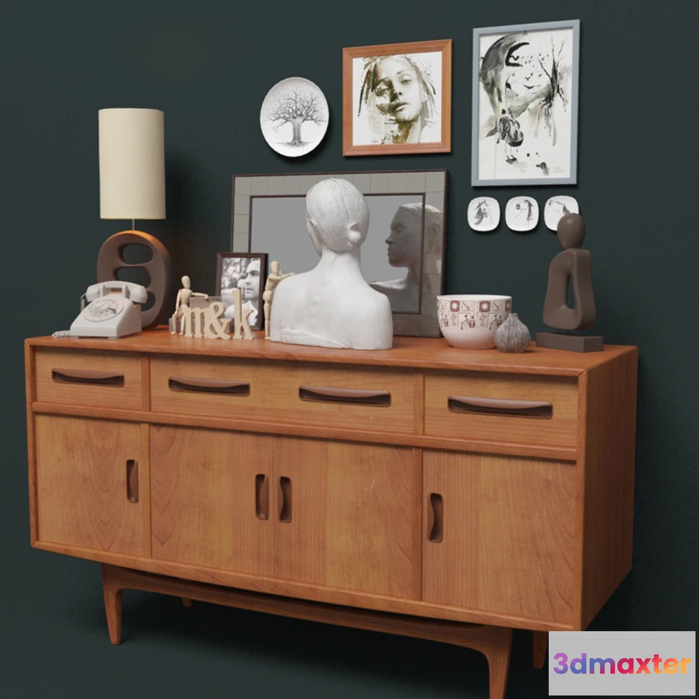 1599650 - decoration - Bedroom set 3D Max