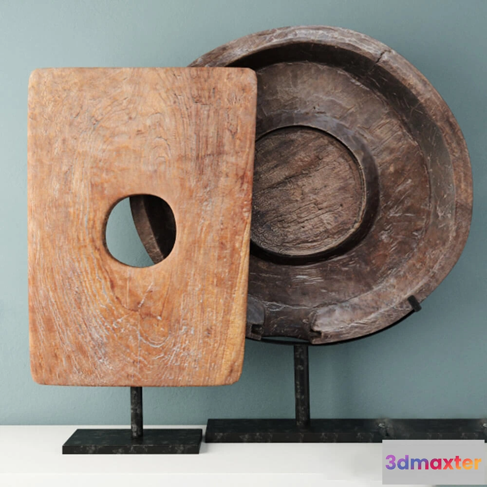 1599666 - decoration - Wooden sculptures 3D Max