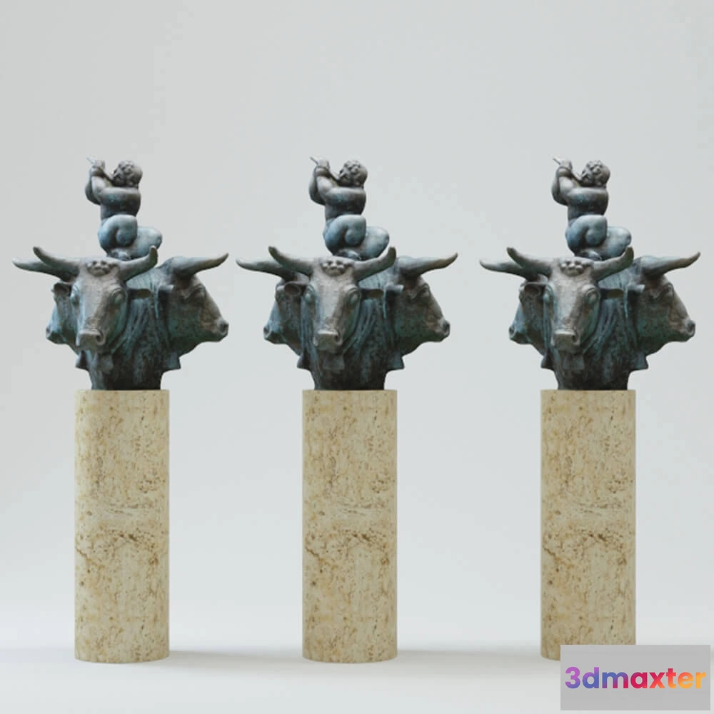 1599676 - decoration - Monumental sculpture 3D Max