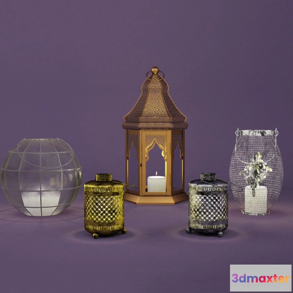 1599690 - decoration - Flashlights ZARA HOME 3D Max