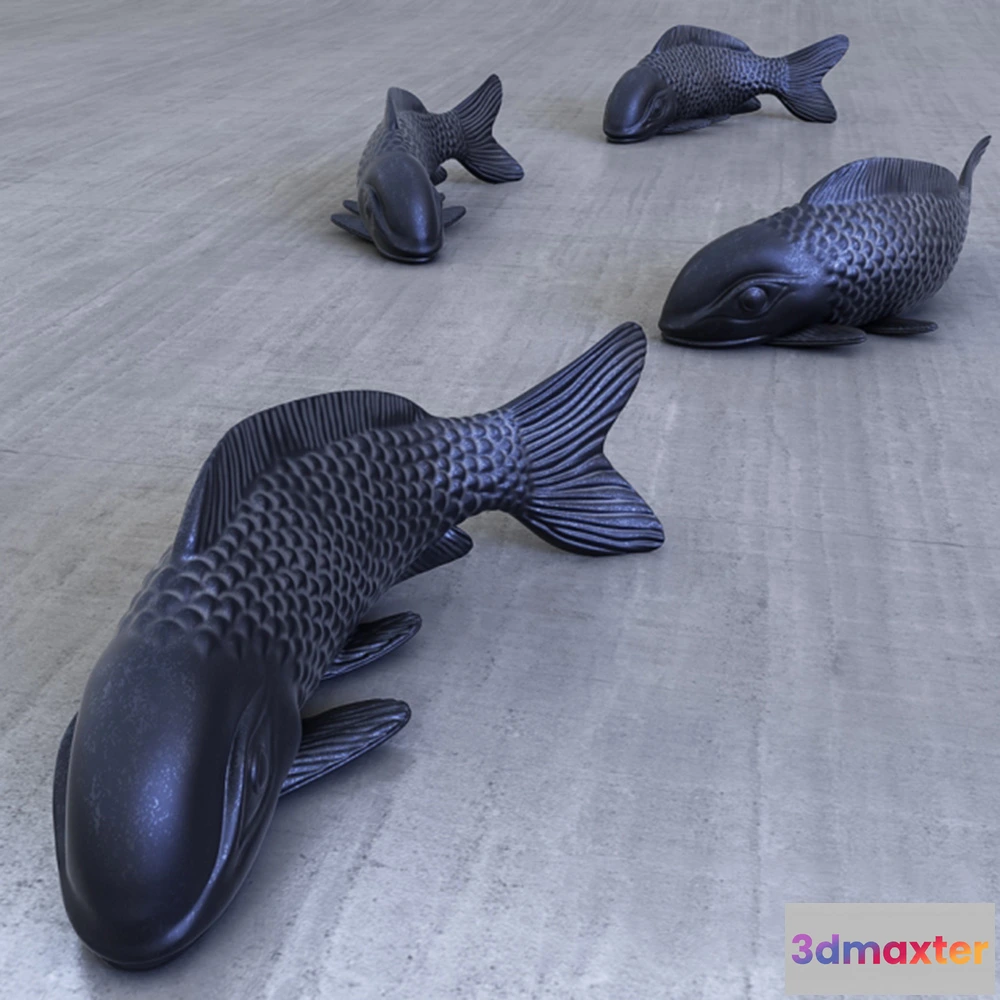 1599692 - decoration - Decorative fish 3D Max
