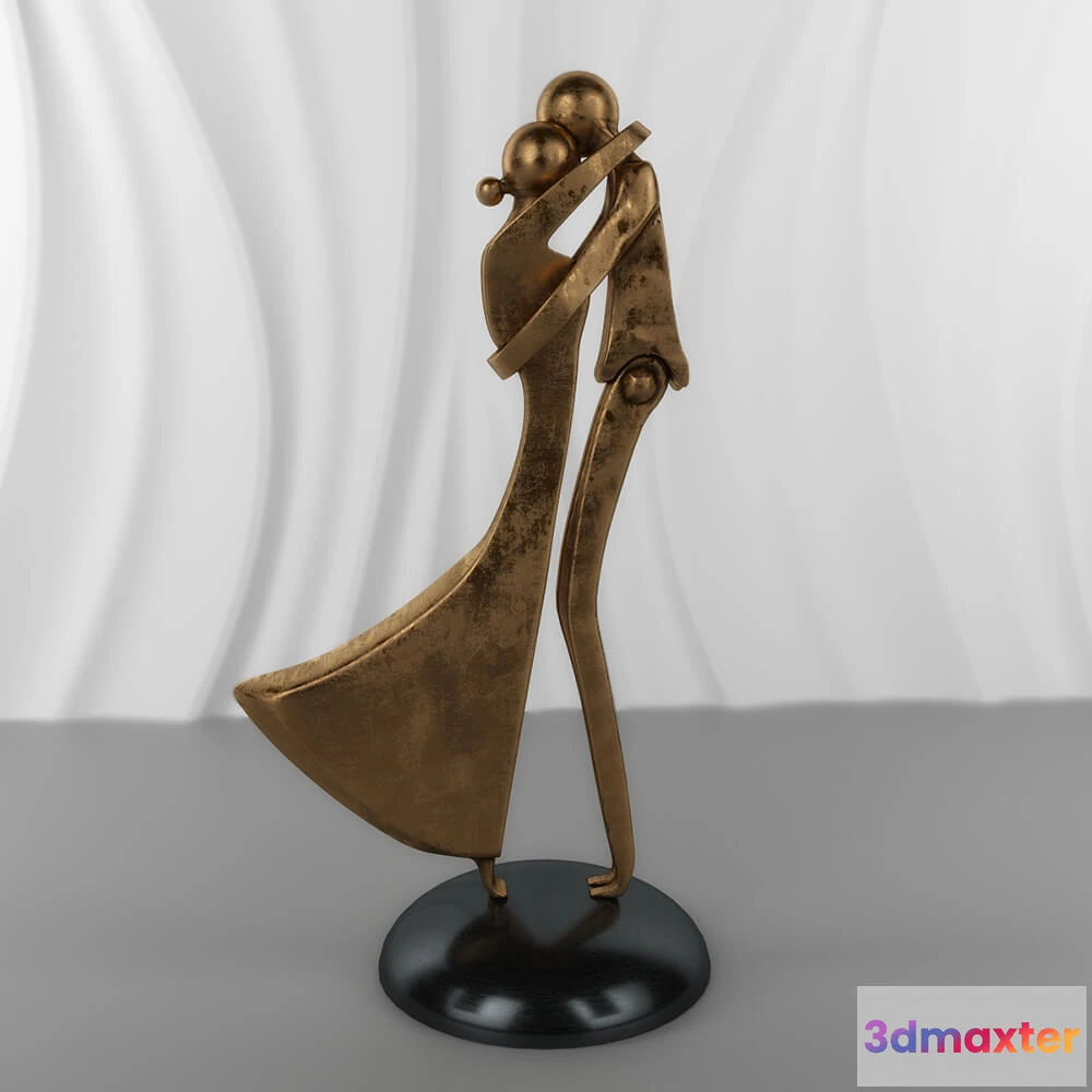 1599708 - decoration - Dancing couple figurine 3D Max