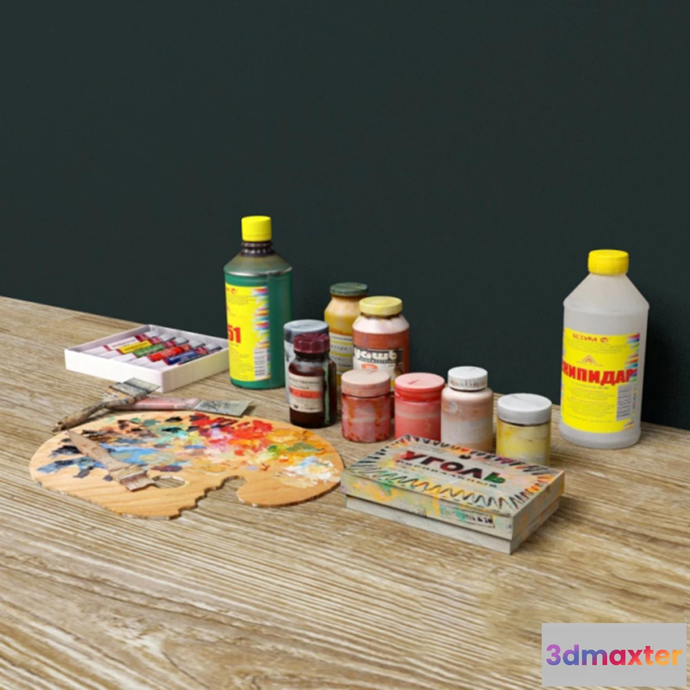 1599736 - decoration - Art tools 3D Max