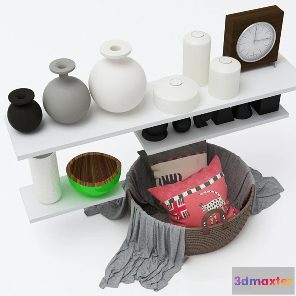 1599758 - decoration - Various decorative items 3D Max