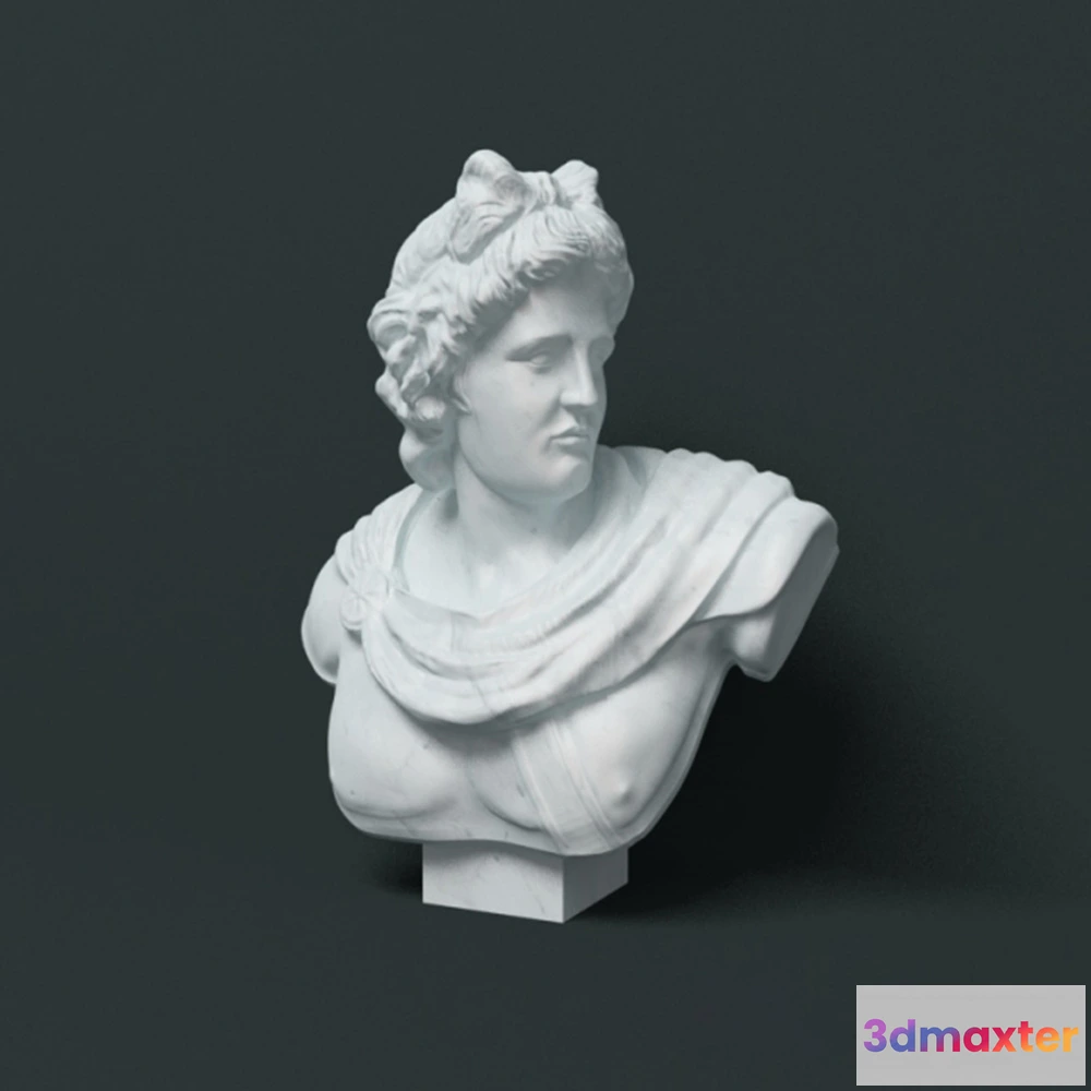 1599760 - decoration - Sculpture of Apollo 3D Max