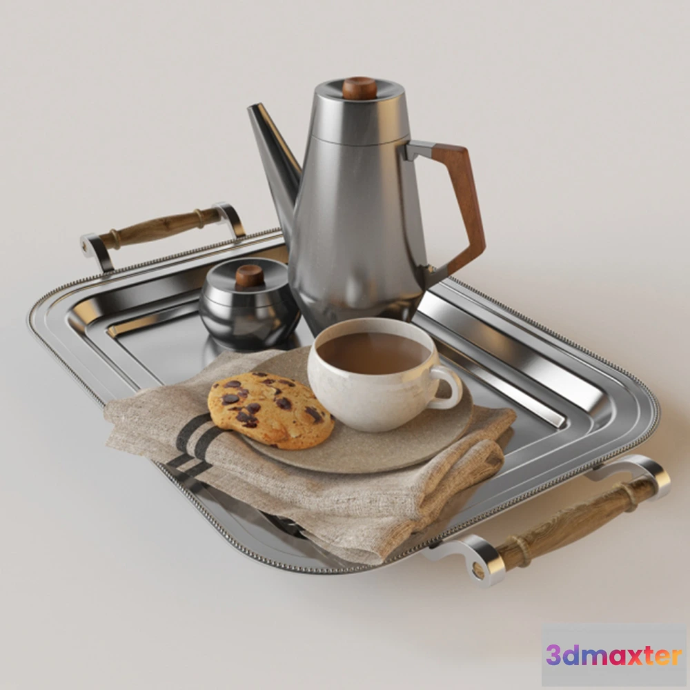 1599764 - decoration - Beautiful coffee or tea set 3D Max