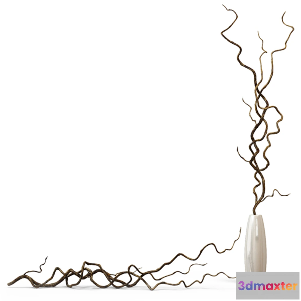 1599766 - decoration - Decorative vine branches 3D Max