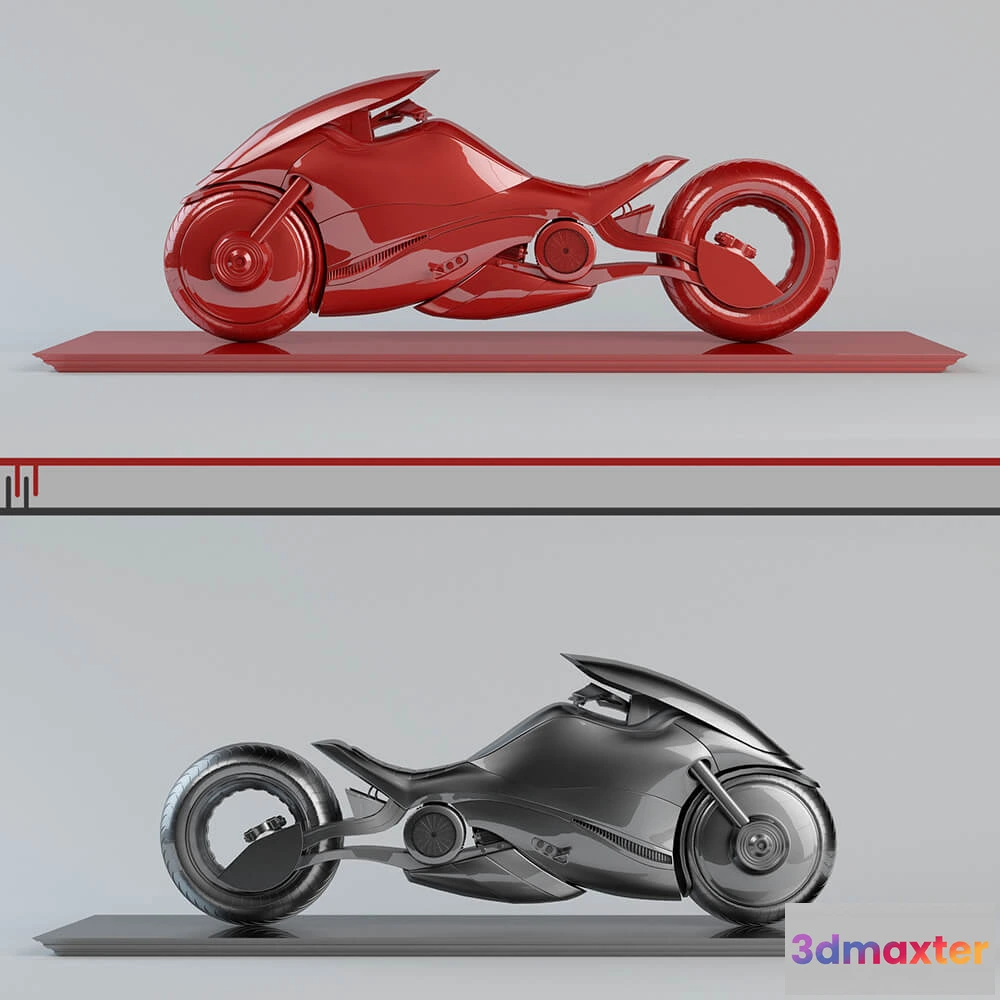 1599788 - decoration - Sci-fi Bike Motorcycle 3D Max