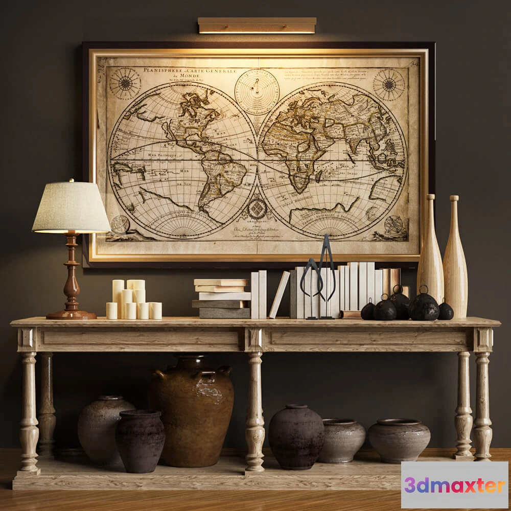 1599796 - decoration - Decorative set in Antique style 3D Max