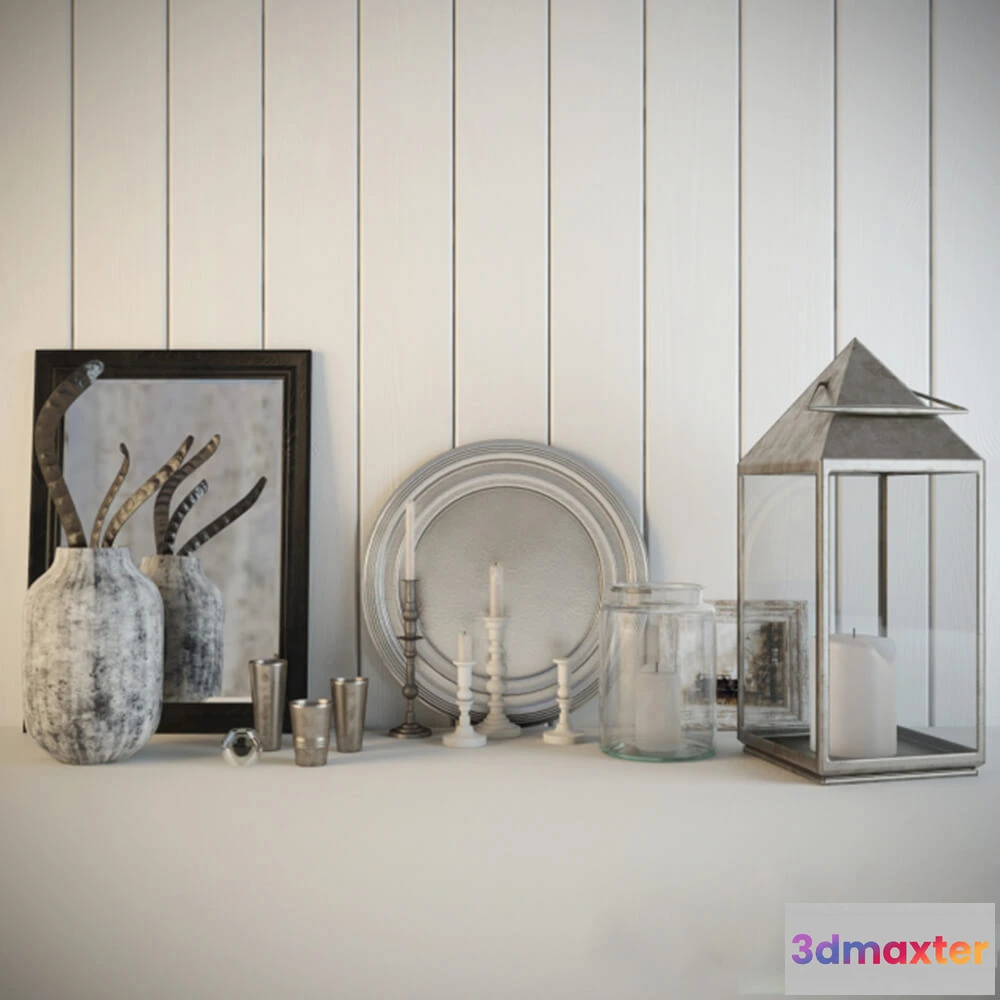 1599800 - decoration - Candles and other items 3D Max