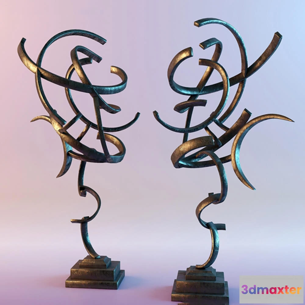1599804 - decoration - Sculpture lyricalcasmorogical 3D Max