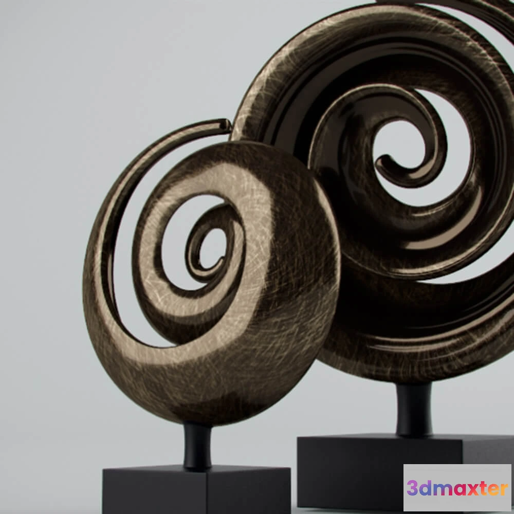 1599810 - decoration - Helix statue 3D Max