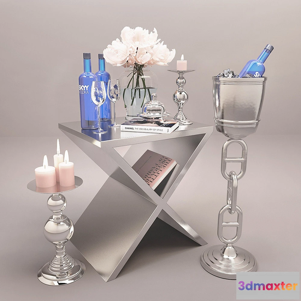 1599824 - decoration - Romantic decorative set 3D Max