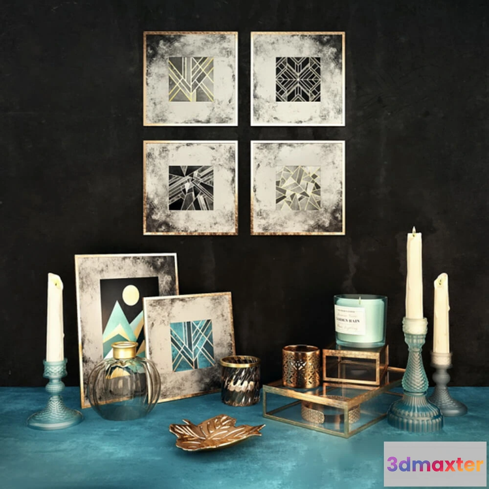 1599894 - decoration - H & M set 3D Max