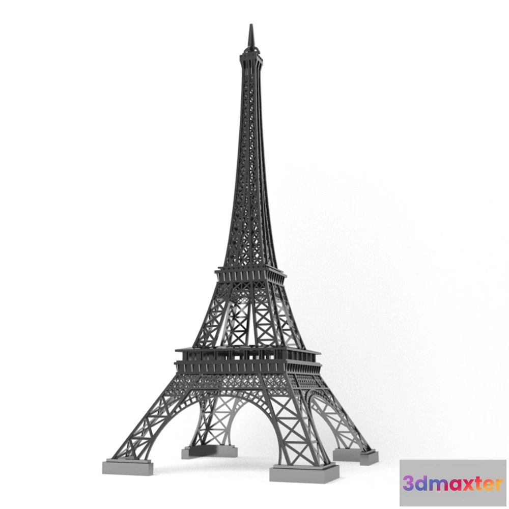 1599896 - decoration - Eiffel tower 3D Max