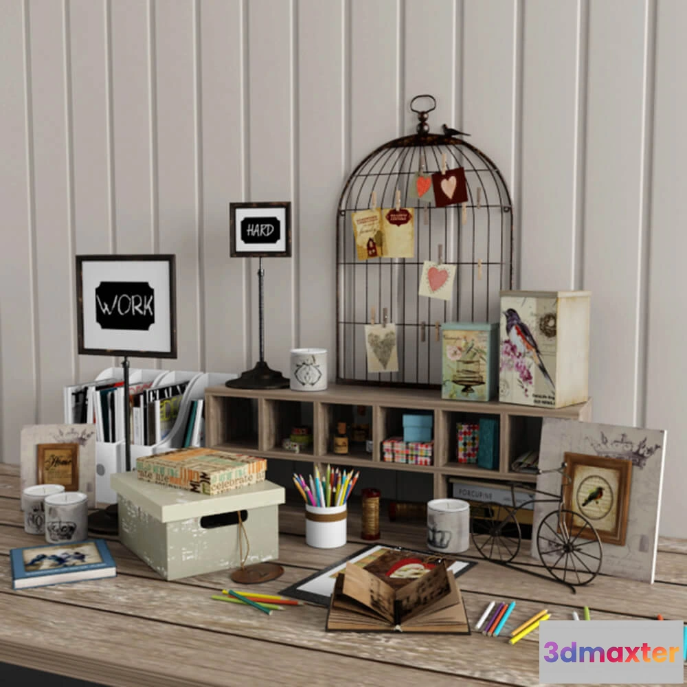 1599904 - decoration - Large decorative set 3D Max