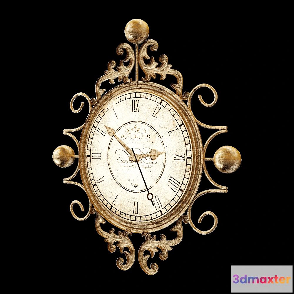 1599924 - decoration - Old clockwatch 3D Max