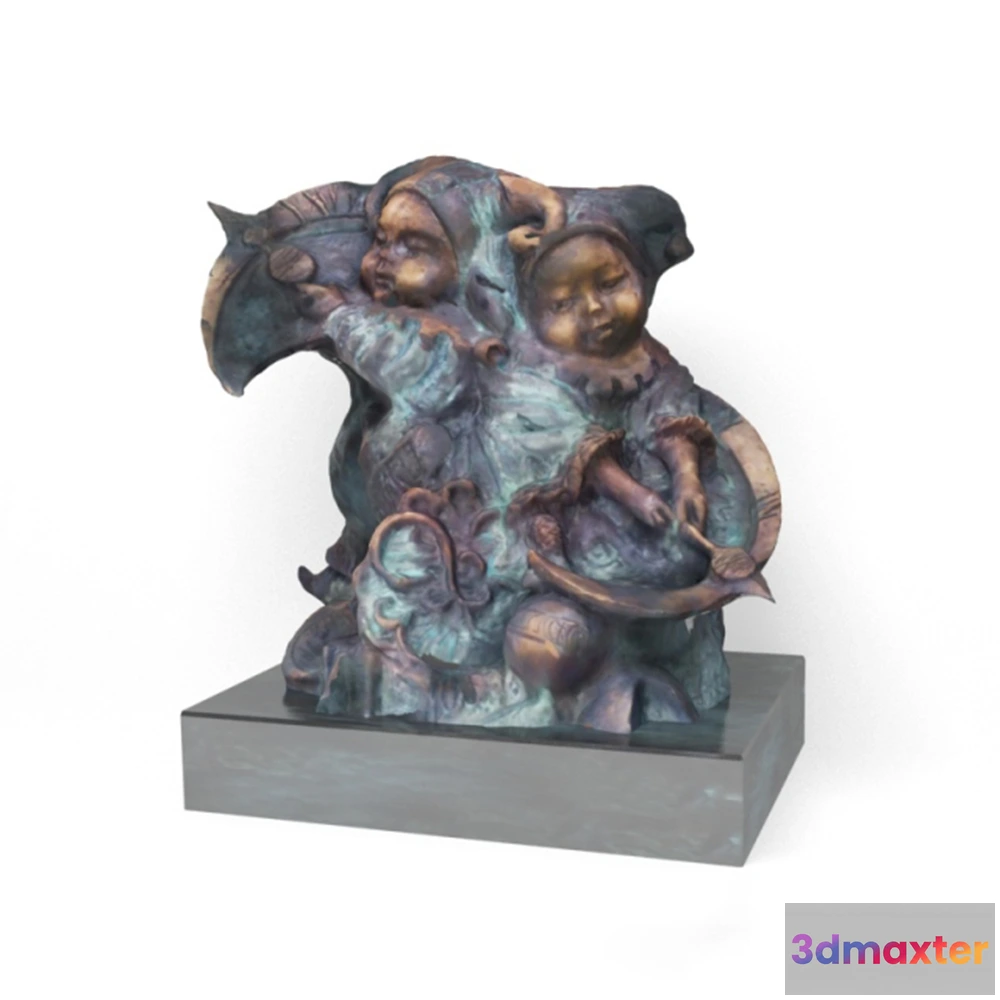 1599936 - decoration - Bronze figurine 3D Max