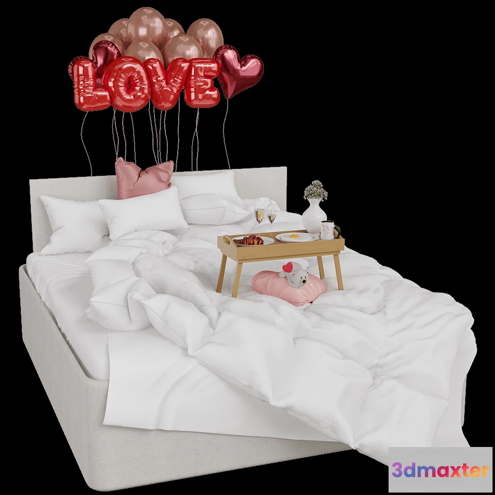 1599962 - decoration - Valentine’s day 3D Max