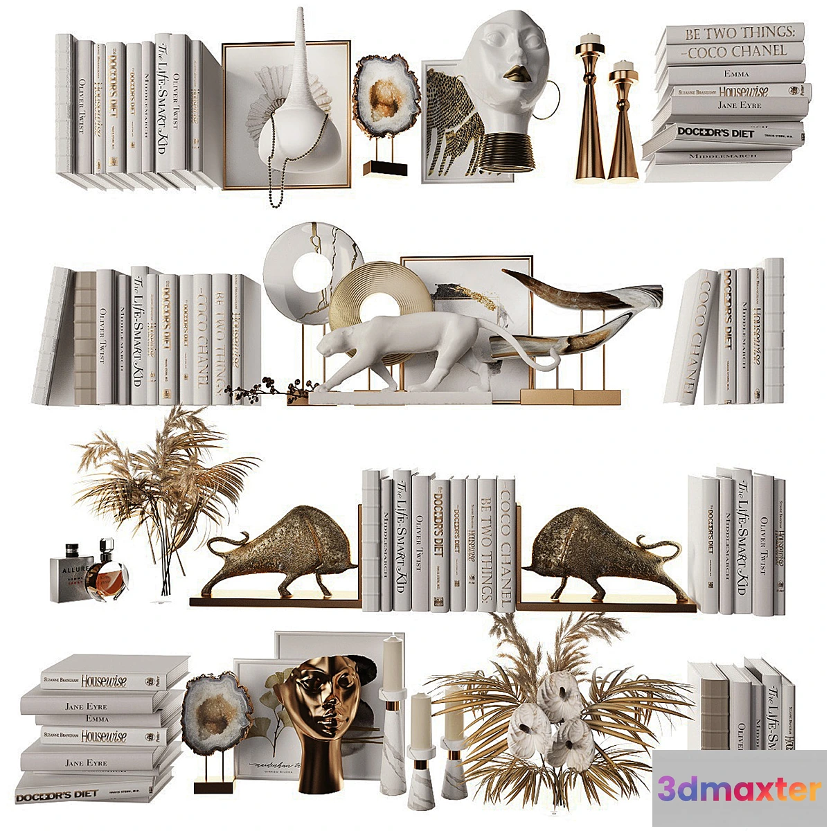 547525 - Decorative set for filling shelves 8