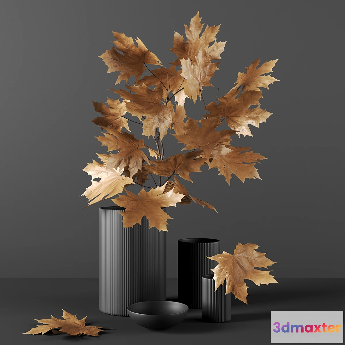 547581 - Decor set 9 with Maple Branch