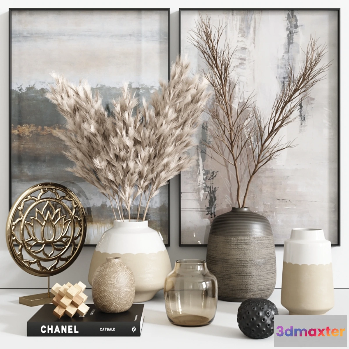 548825 - Pampa Grass Vase Decor Set # 14