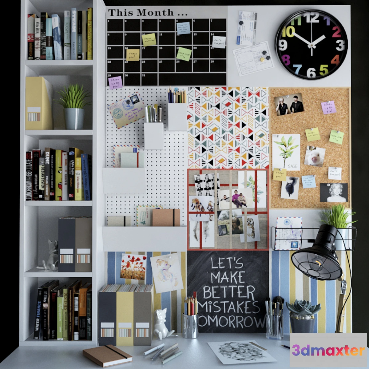 580108 - Decorative set for your desktop