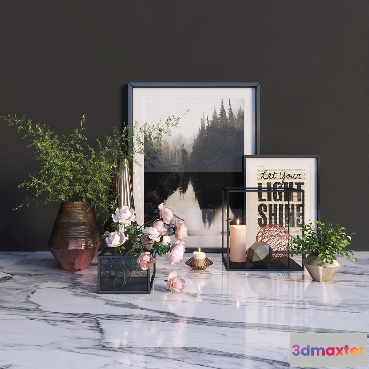 580164 - Modern decor set