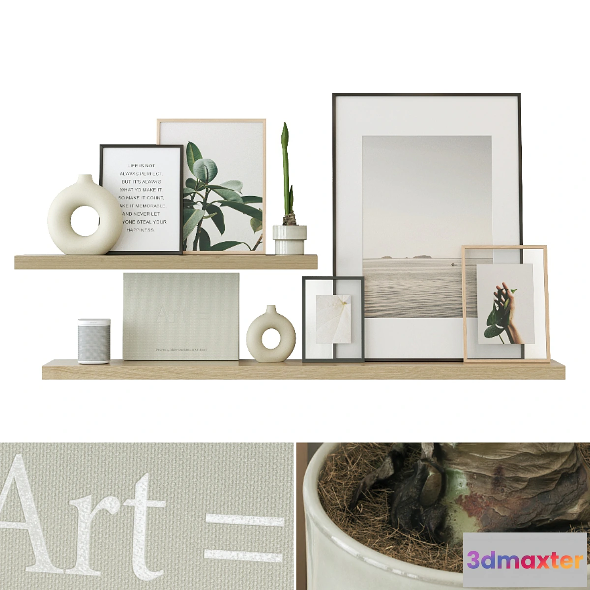 592250 - Decorative set on shelves - No.2