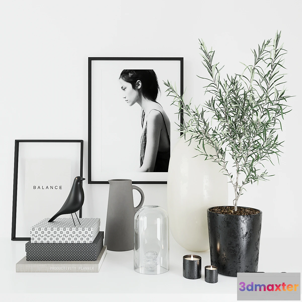 592470 - Set with olive tree