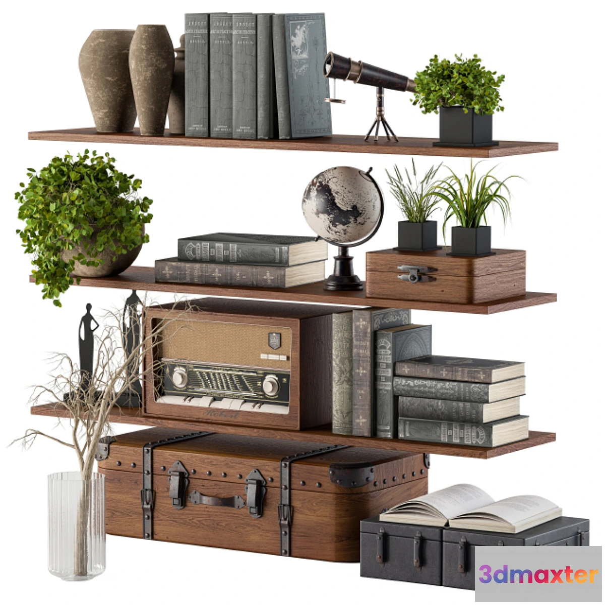 592624 - Decorative Set on Shelves 02