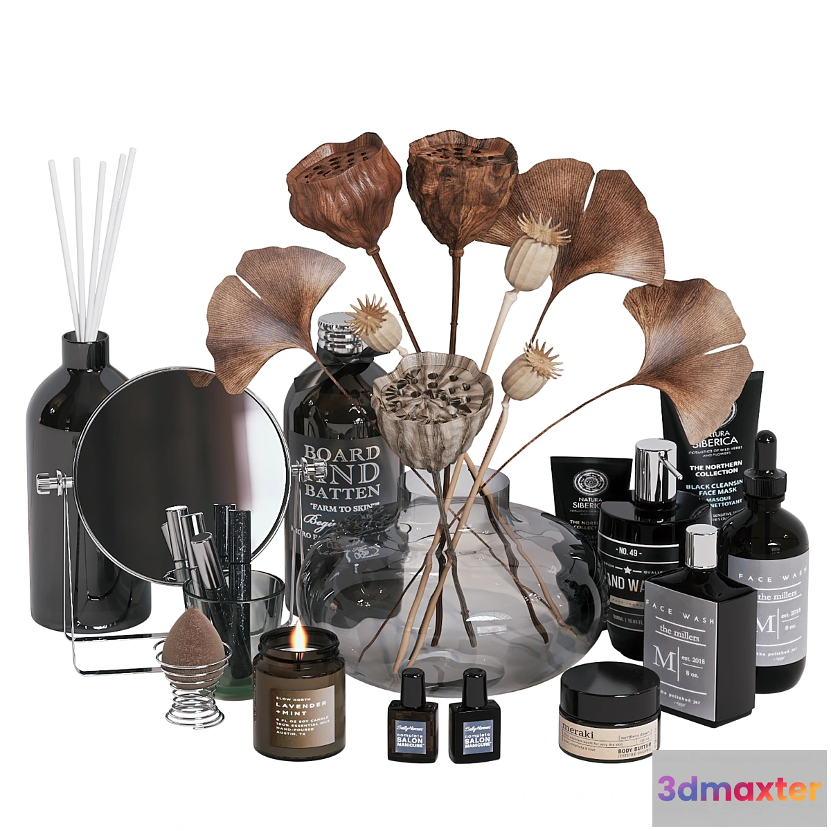 593848 - Decorative set with cosmetics