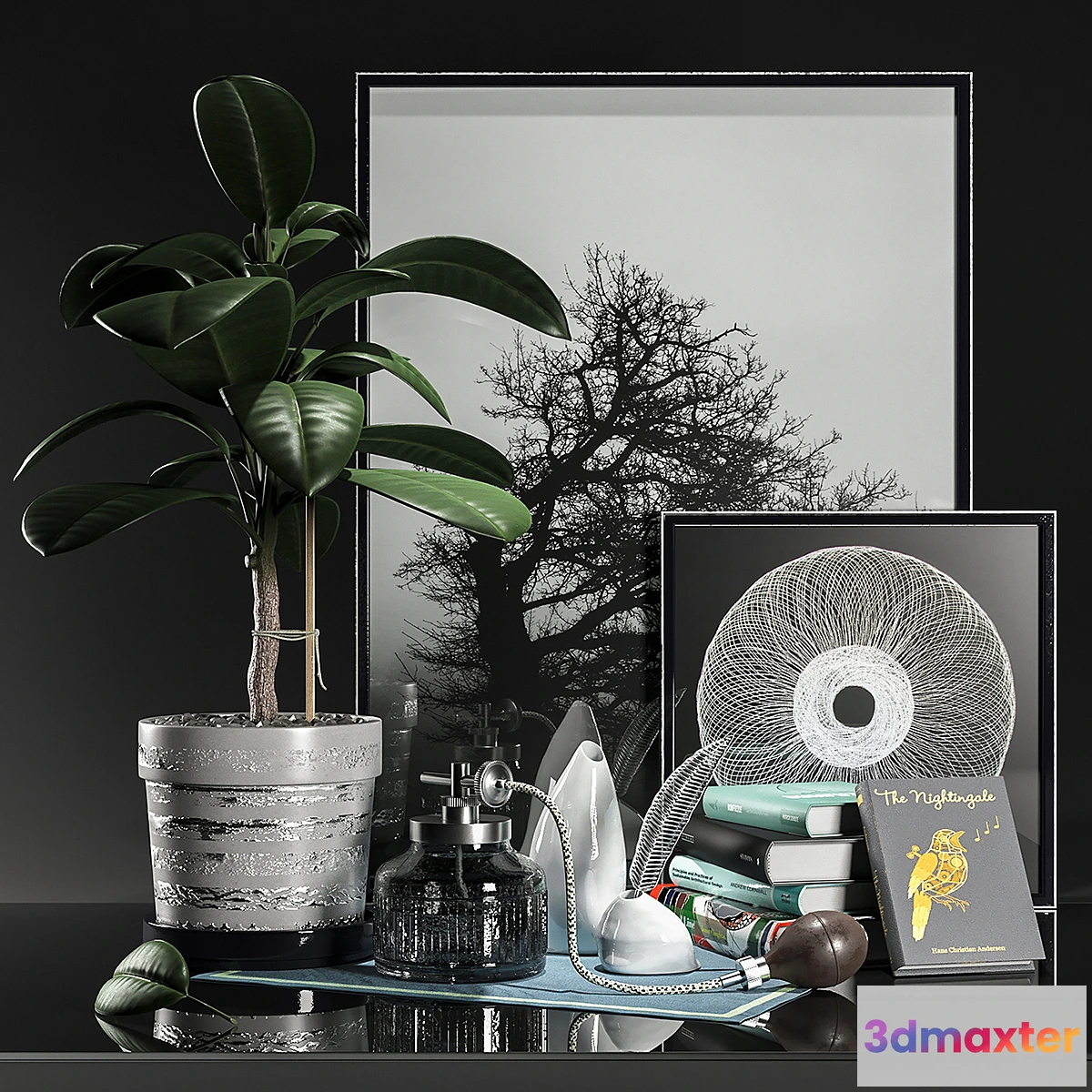 594194 - DECORATION SET WITH FIKUS