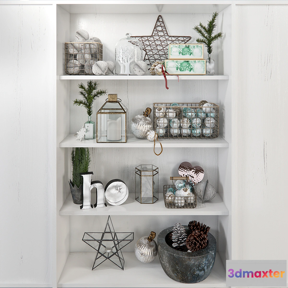 594304 - New Year or Christmas decorative set