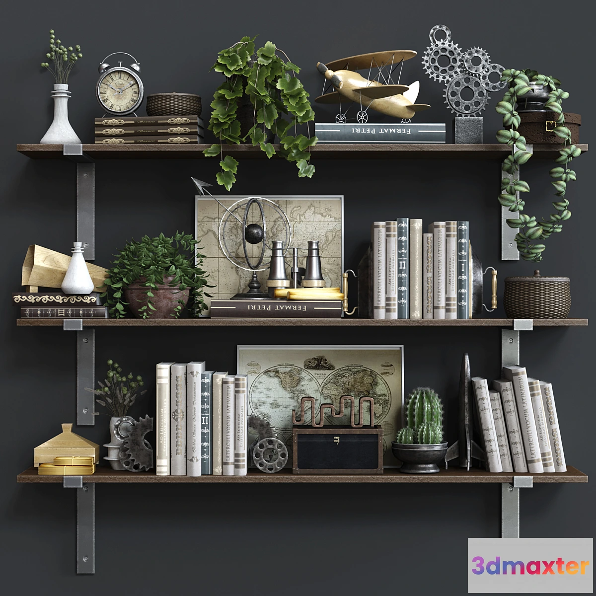 594916 - Shelf industrial plank RH