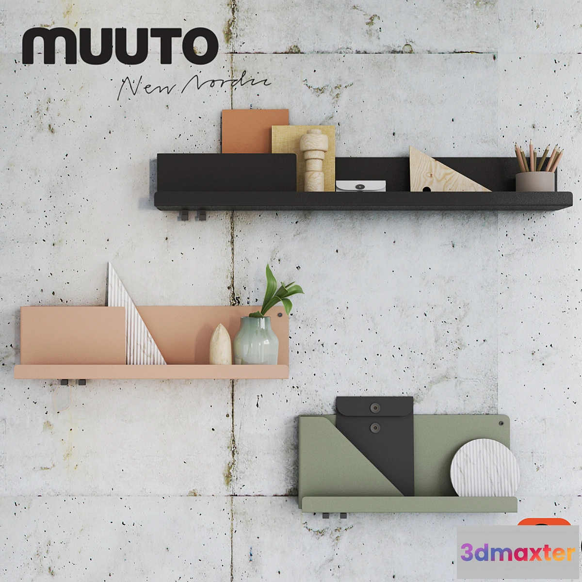 611469 - Mutto FOLDED SHELVES with decor
