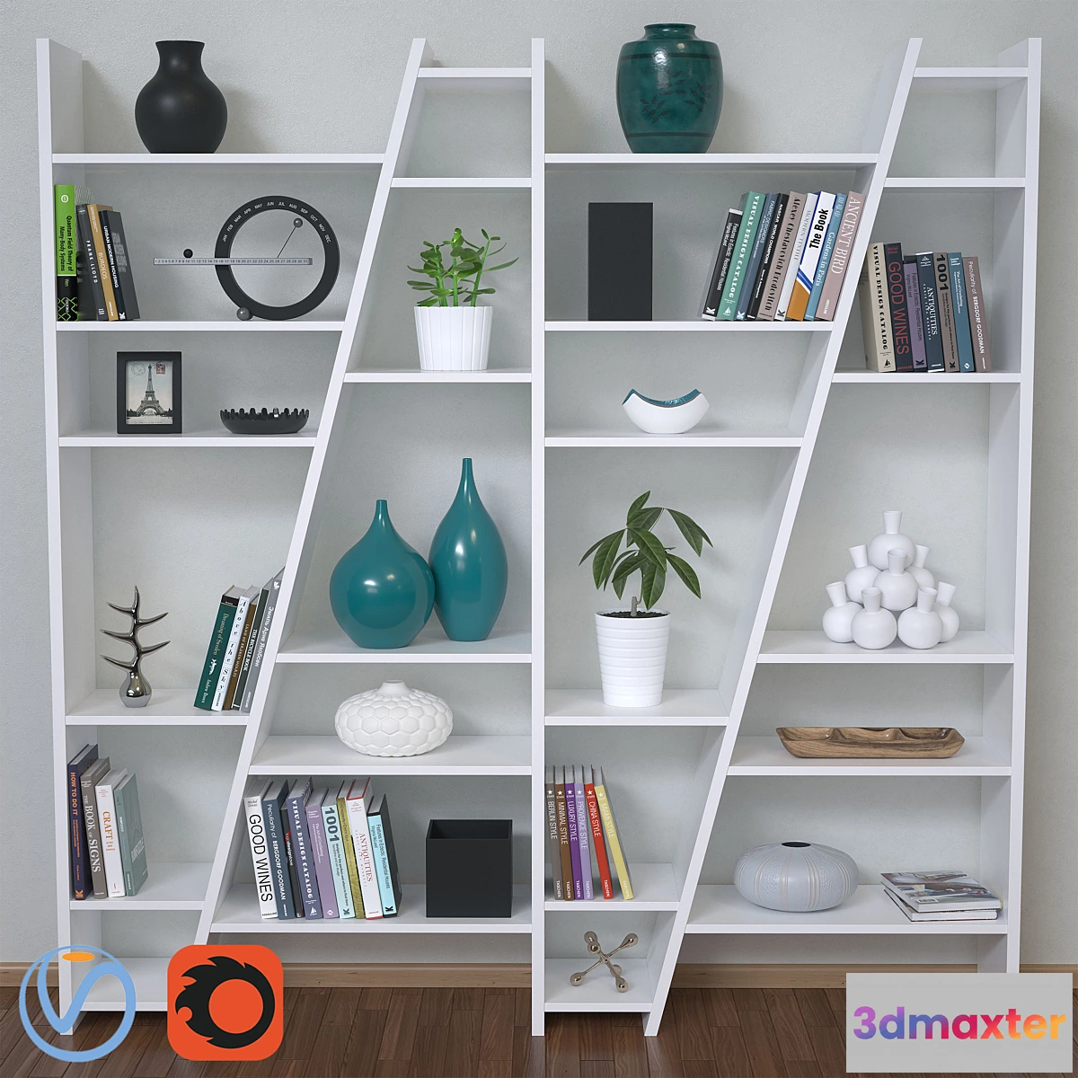 637477 - Delta Composition Shelving Unit