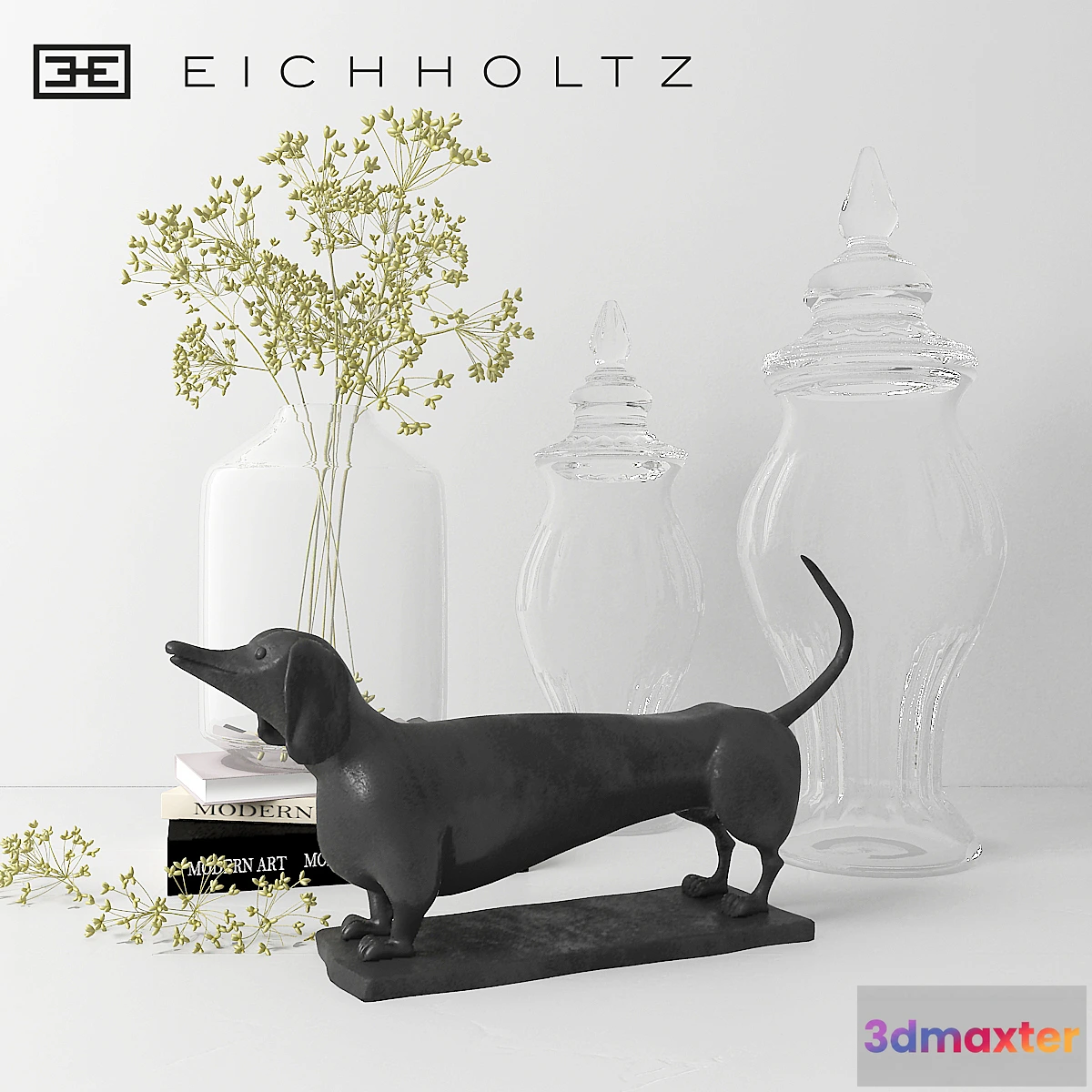 662399 - Decorative set - Dachshund Eichholtz