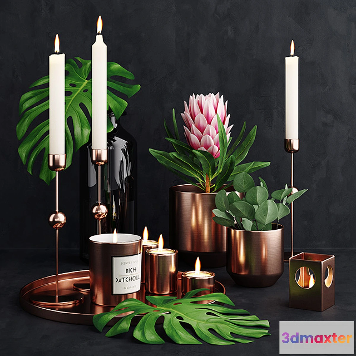 663713 - Tropical Cuprum Set