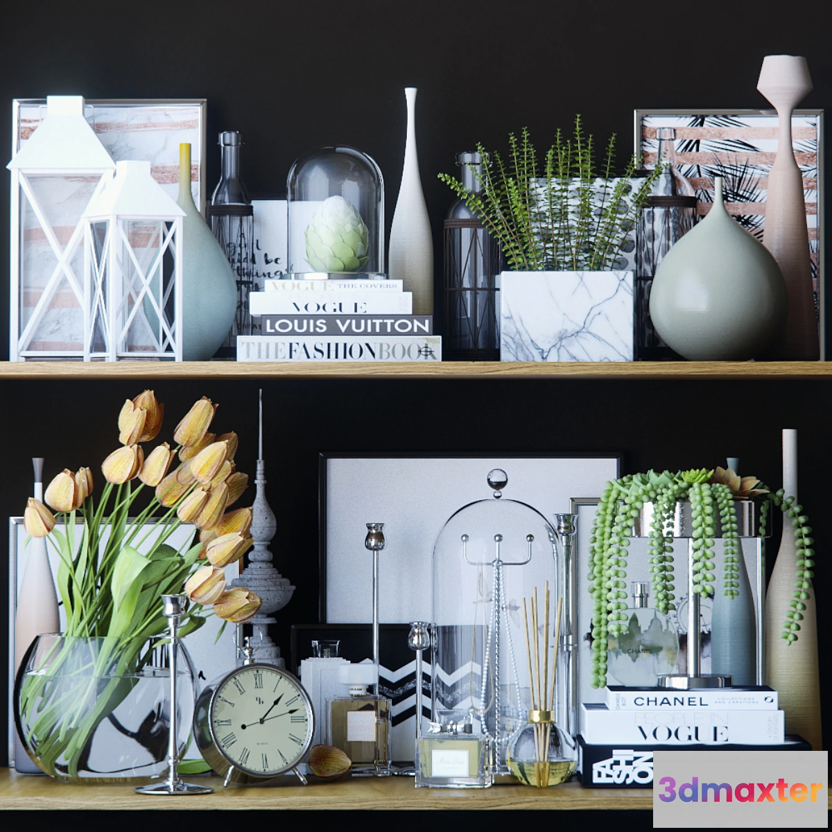 664593 - Black and white decor set 3