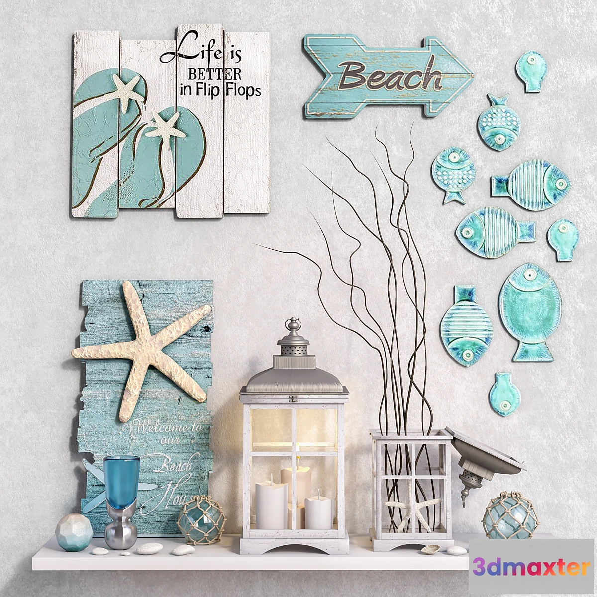 664601 - Decorative set 4 - No.9