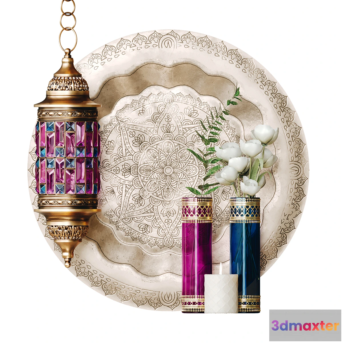 664691 - Decorative set in Moroccan style