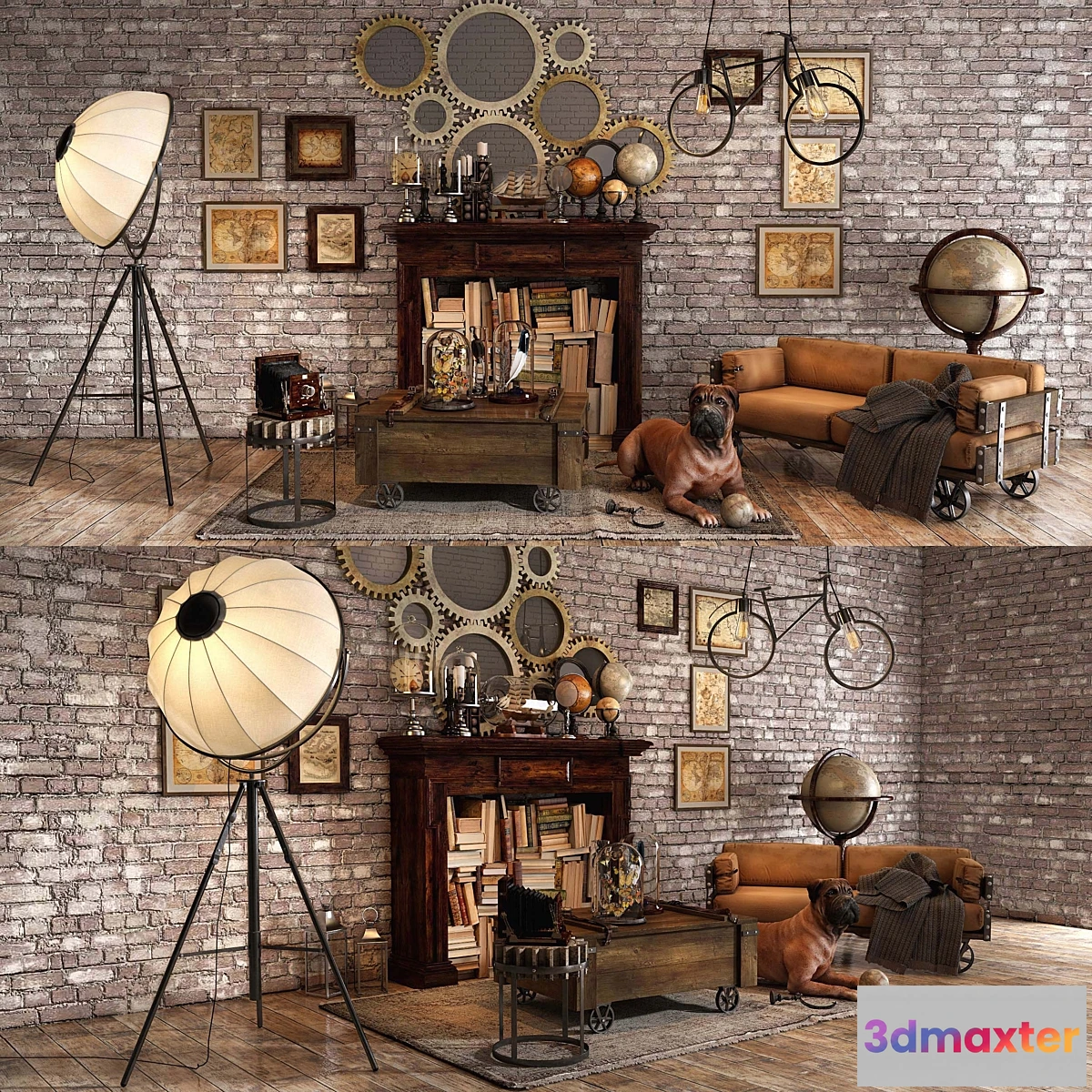 664697 - Loft decorative set - No.2