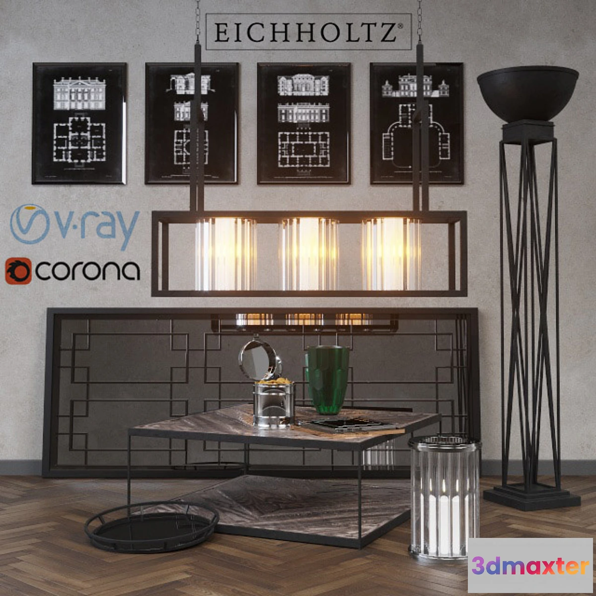 667825 - Eichholtz accessories set 3