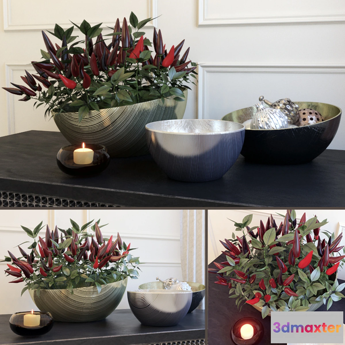 671965 - Decorative set with peppers by Kelly Hoppen - No.2