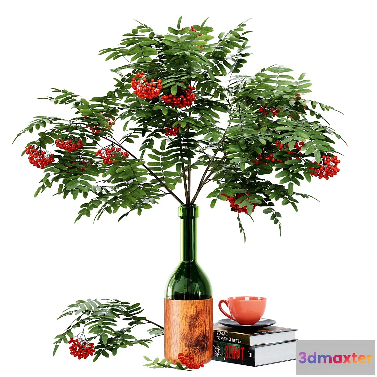 681006 - Rowan branches in a vase - No.2