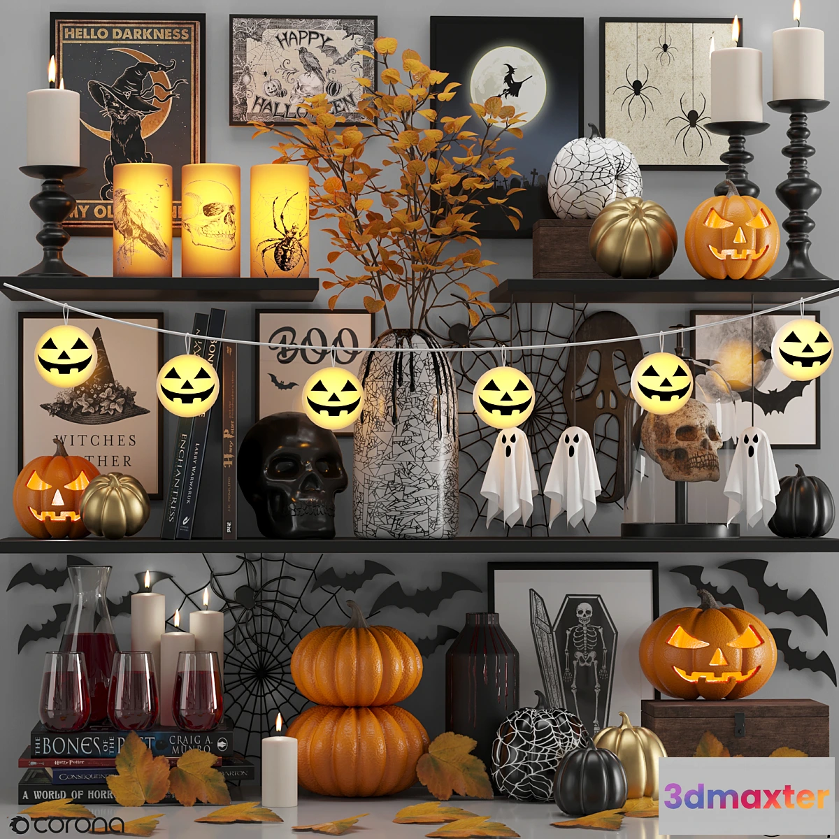 681026 - halloween decorative set