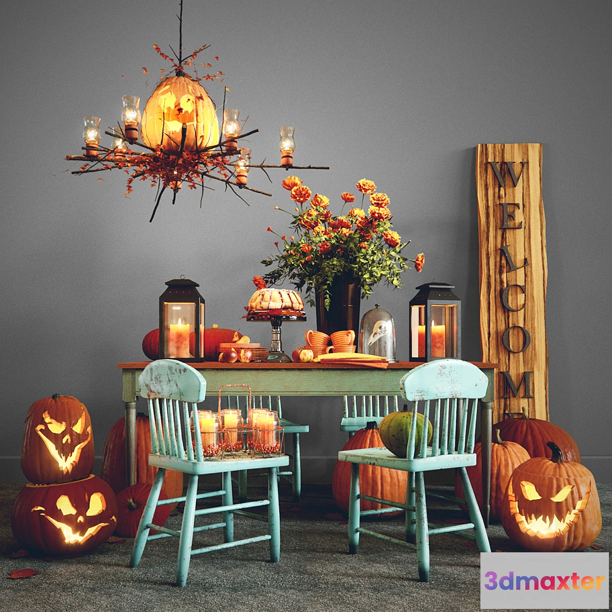681028 - HALLOWEEN DECORATIVE SET - No.2