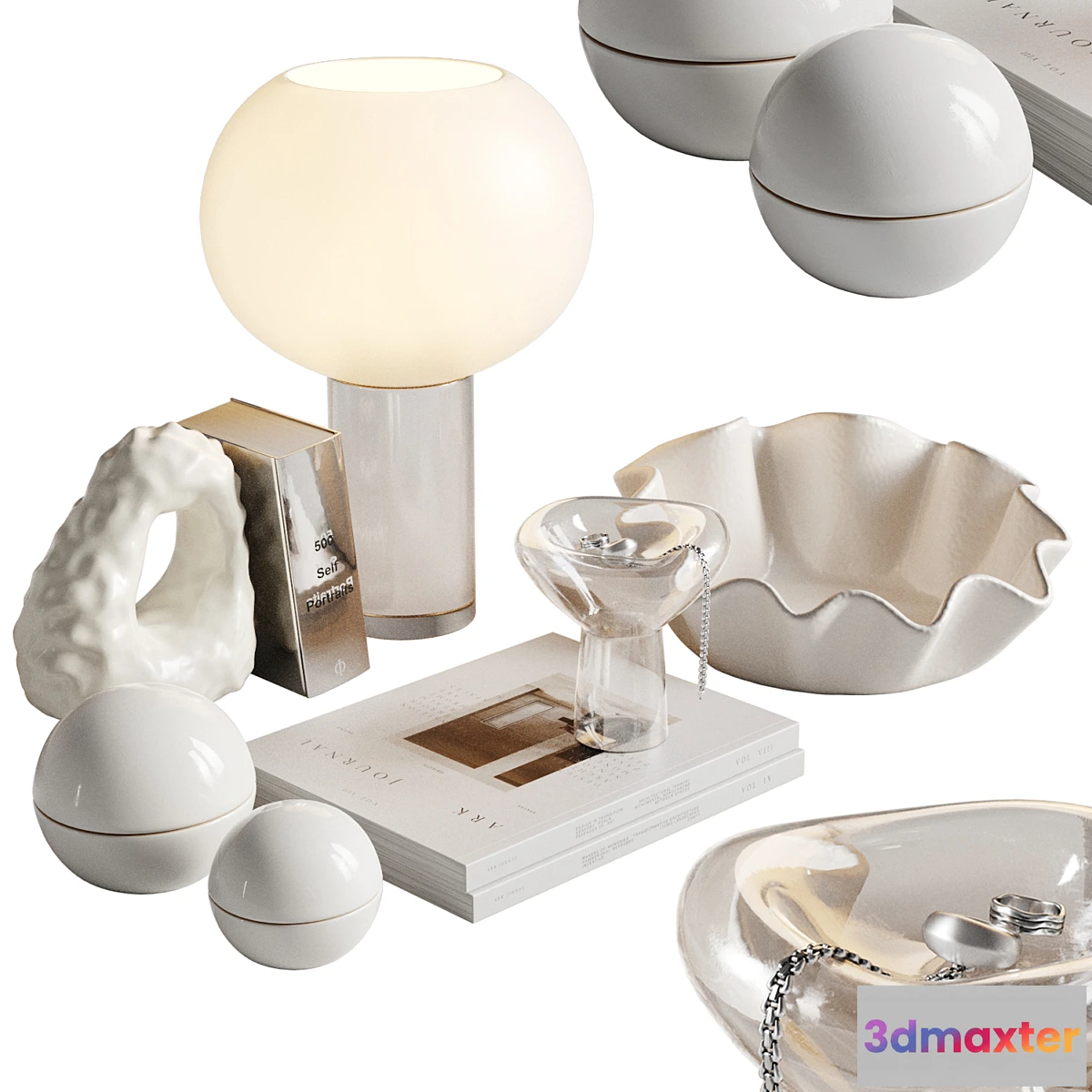 681044 - Decorative set White - No.2