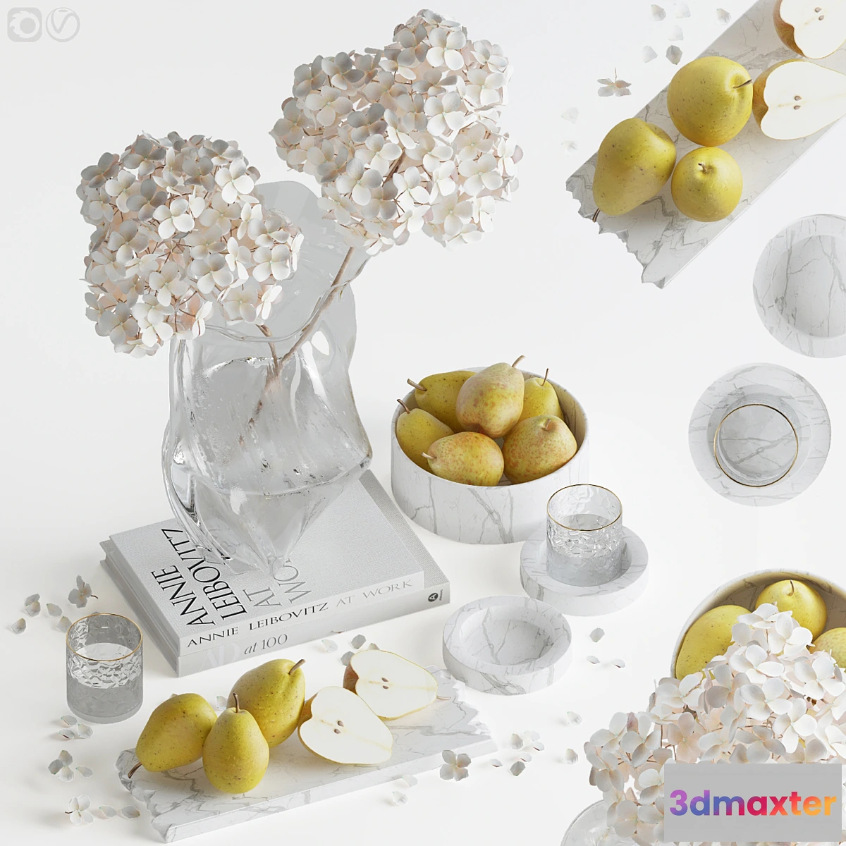 701612 - Decorative set with hydrangea - 03